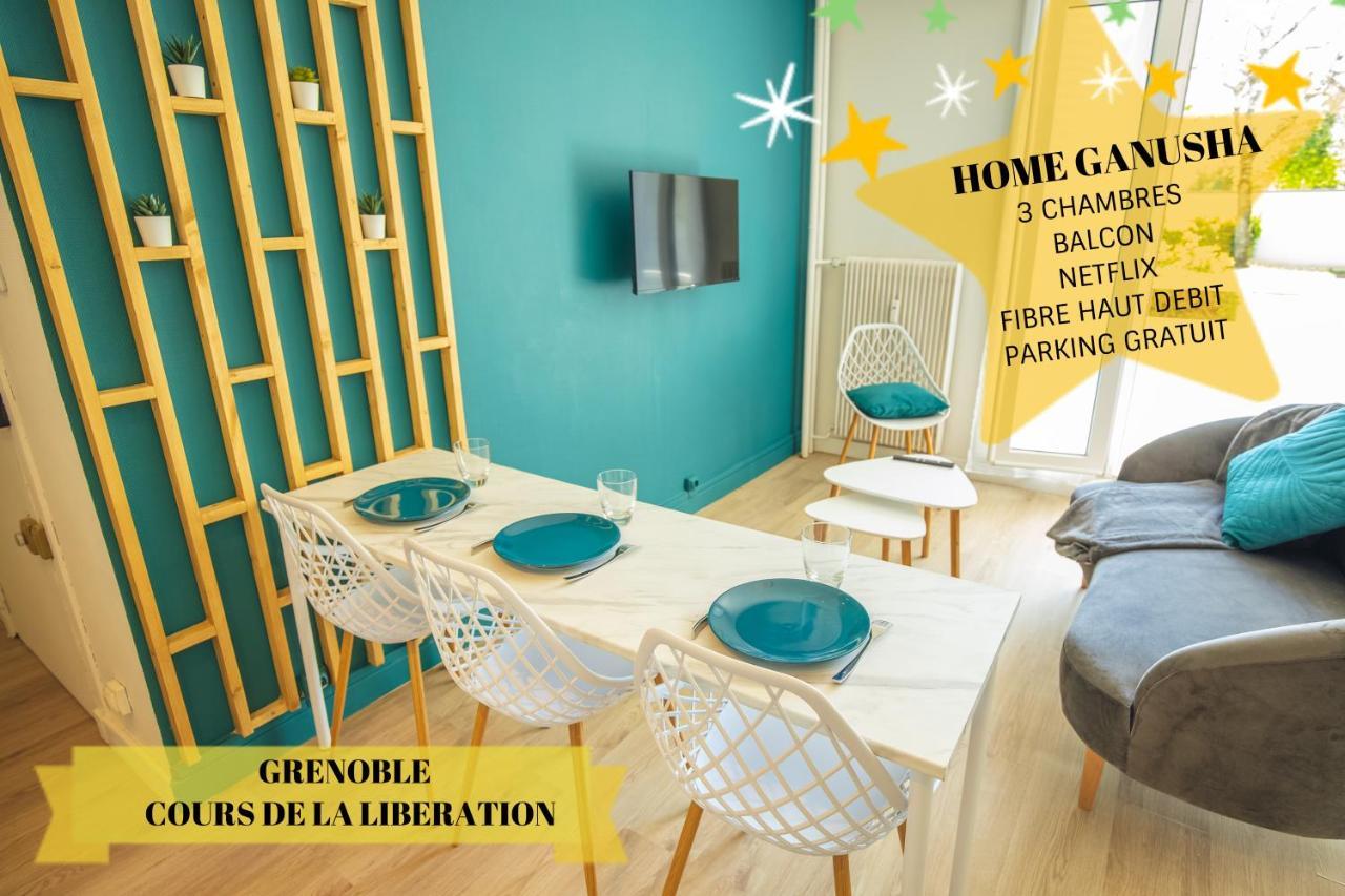 Home Ganusha Cosy 3 Chambres Parking Gratuit Balcon Grenoble Esterno foto